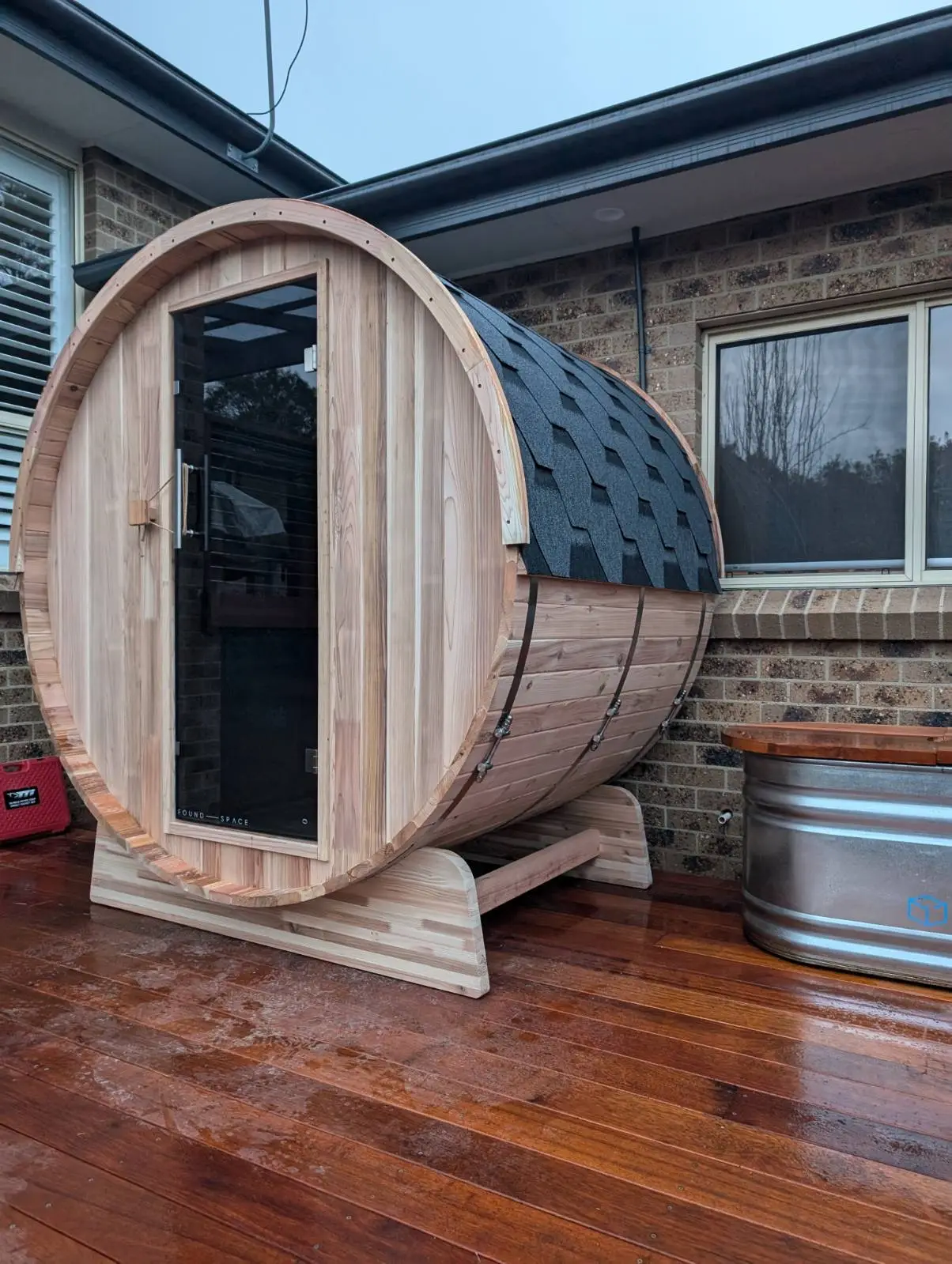 Sauna Outdoor Barrel